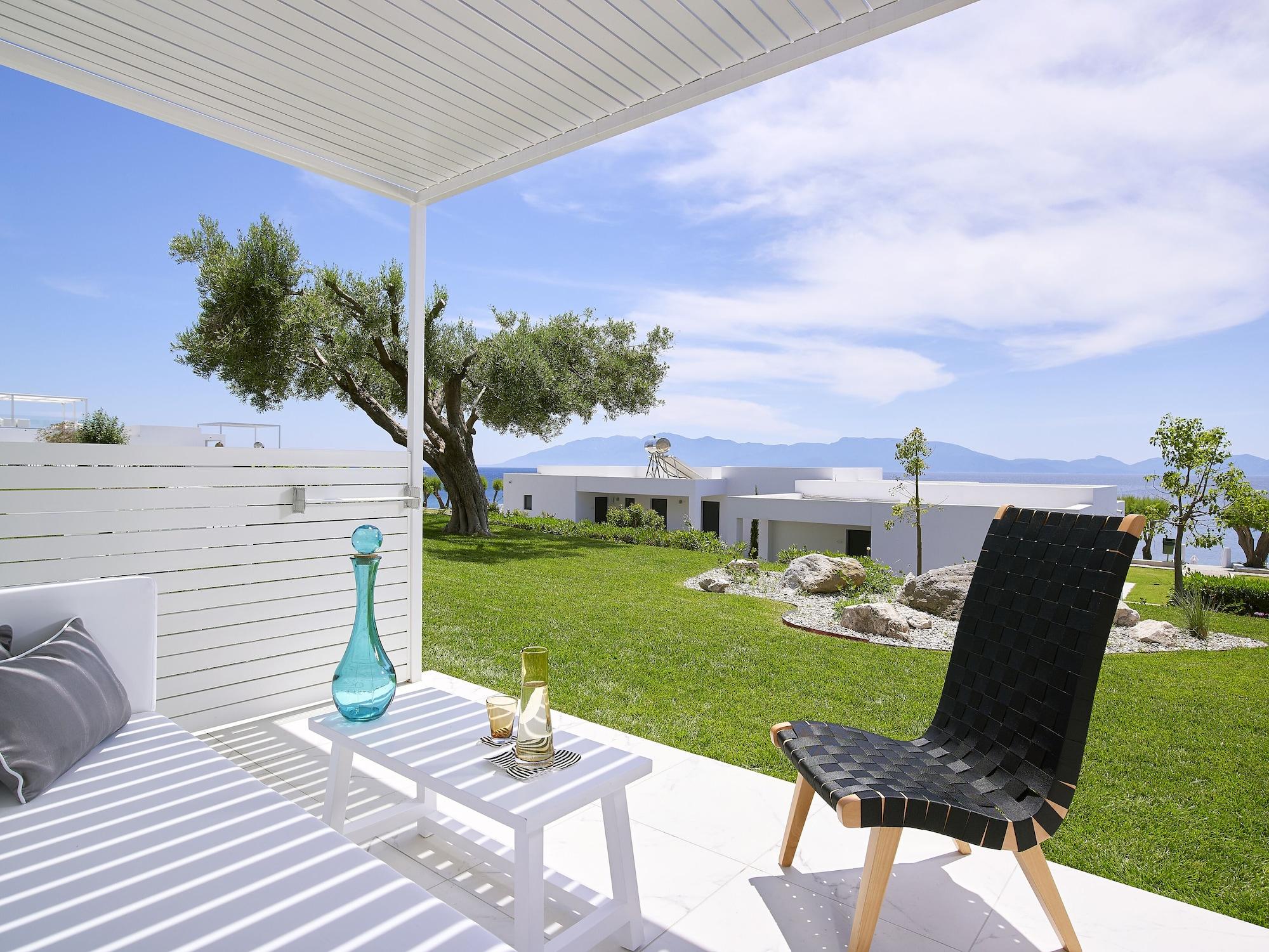 Dimitra Beach Hotel & Suites Агиос-Фокас Экстерьер фото