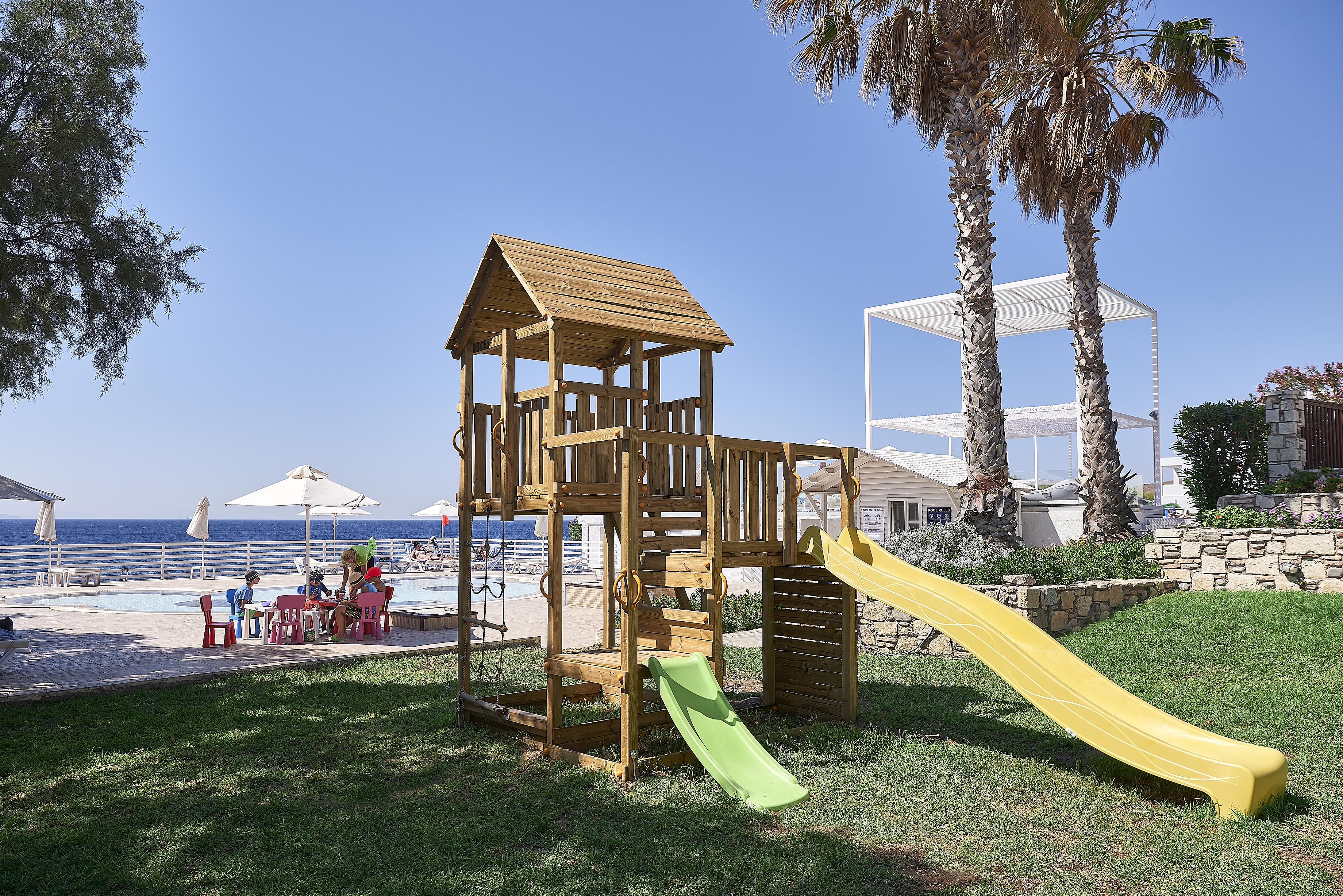 Dimitra Beach Hotel & Suites Агиос-Фокас Экстерьер фото